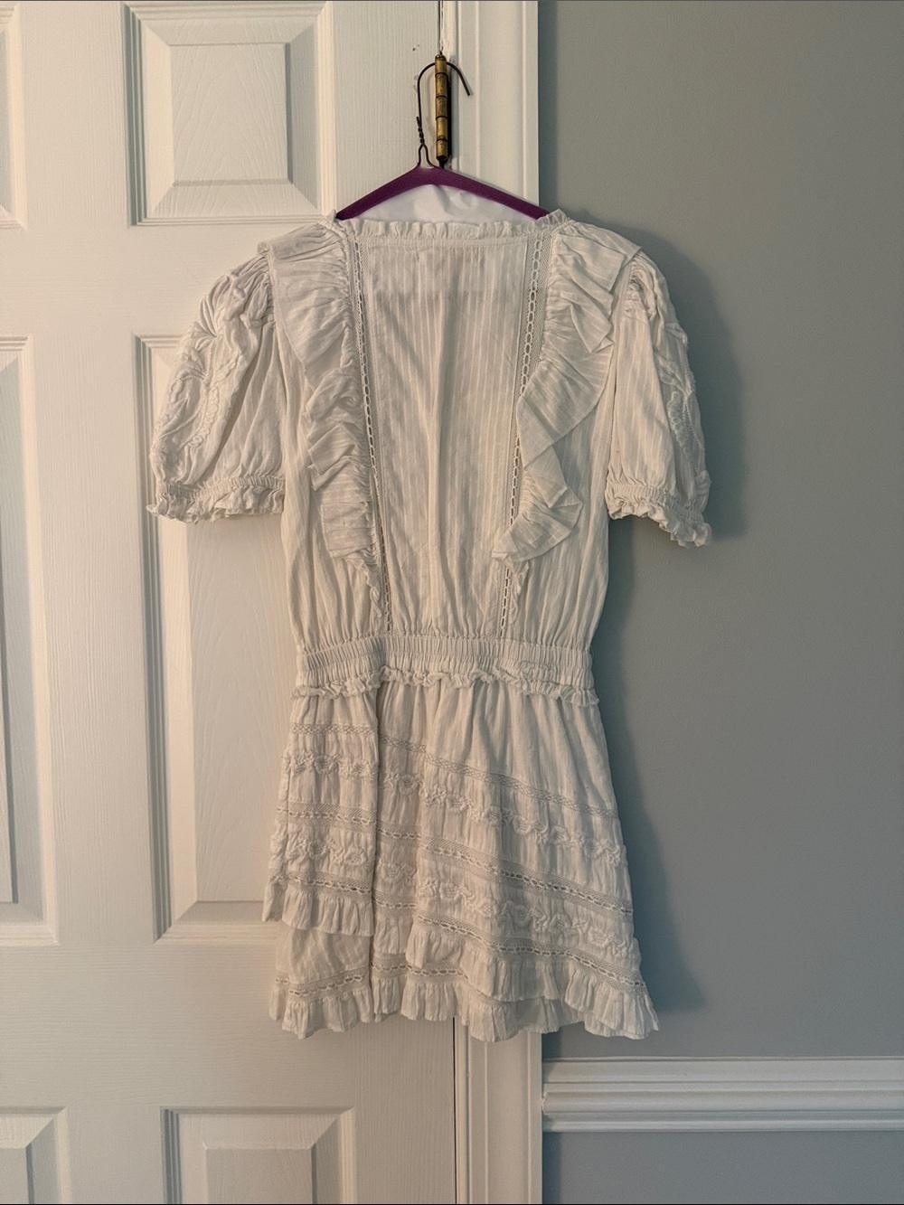 Love Shack Fancy White Ruffle Sundress - Picture 2 of 3